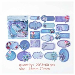 DIY JOURNAL STICKERS J2 60PCS MMK06F